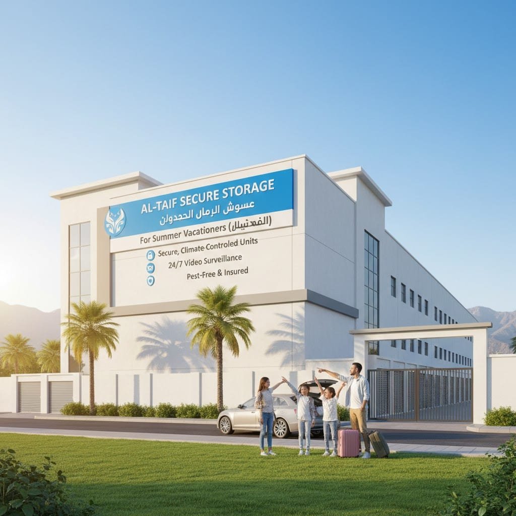 شركة تخزين اثاث بالطائف بمستودعات مؤمنة (للمصطافين)